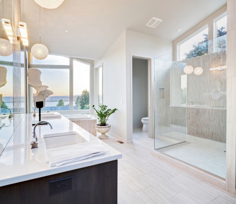 Modern bathroom renovation